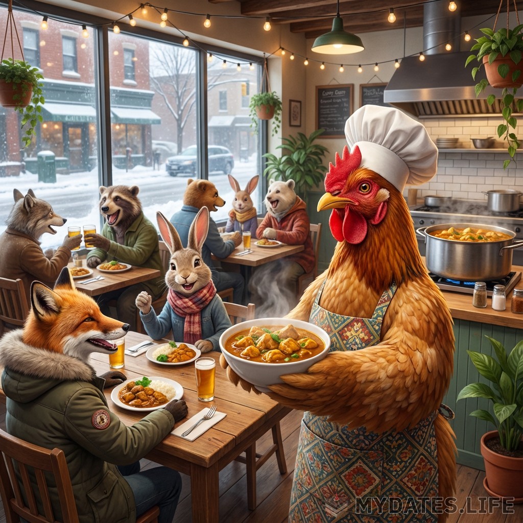 Dia do Frango ao Curry