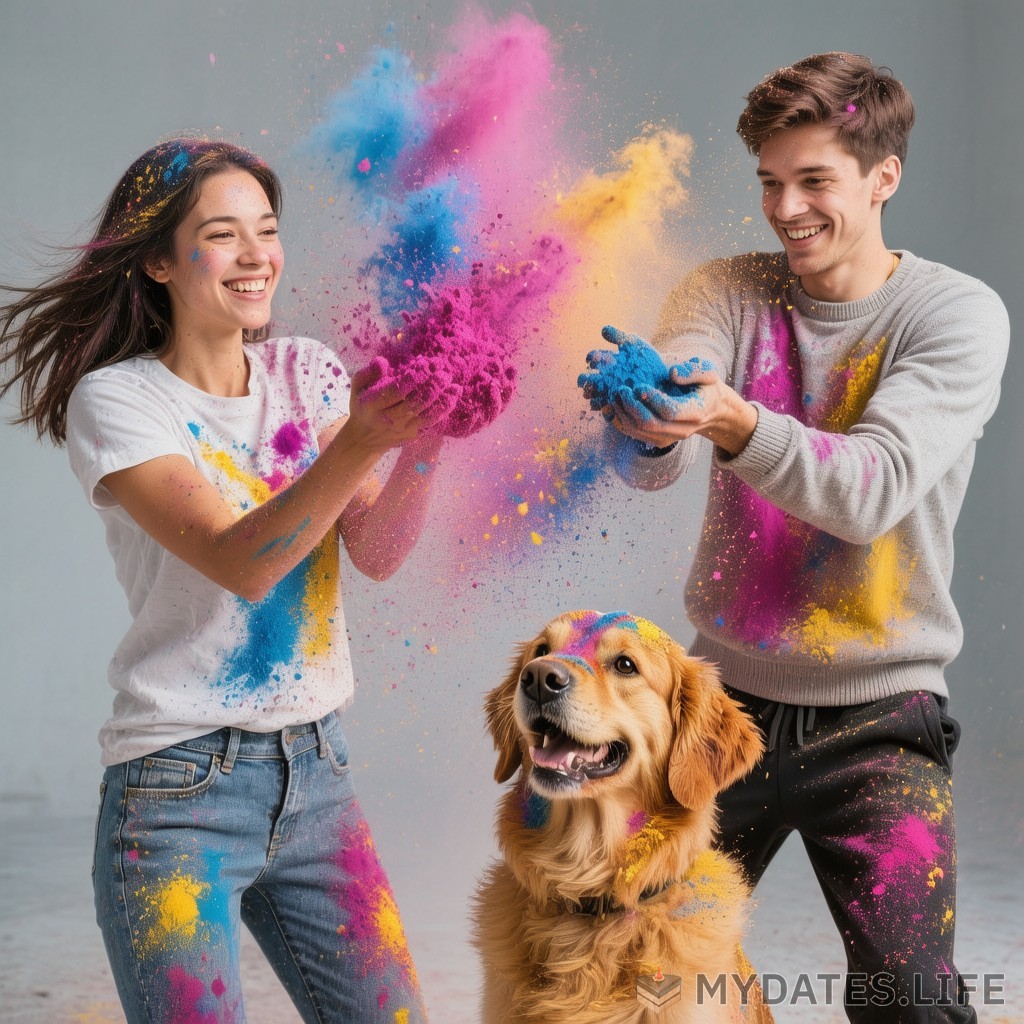 Mische-verschiedene-Farben-Tag