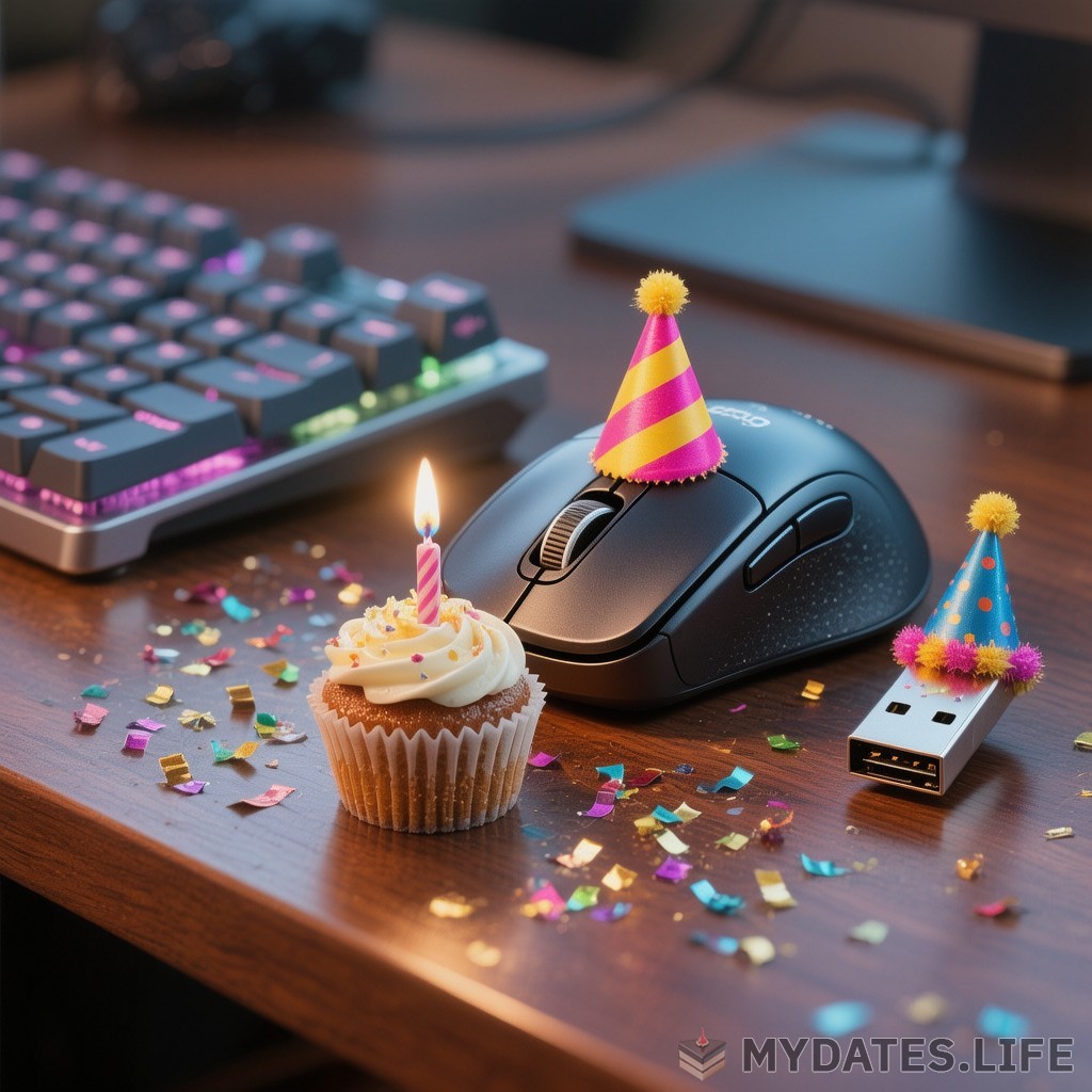 Compleanno del Mouse del Computer